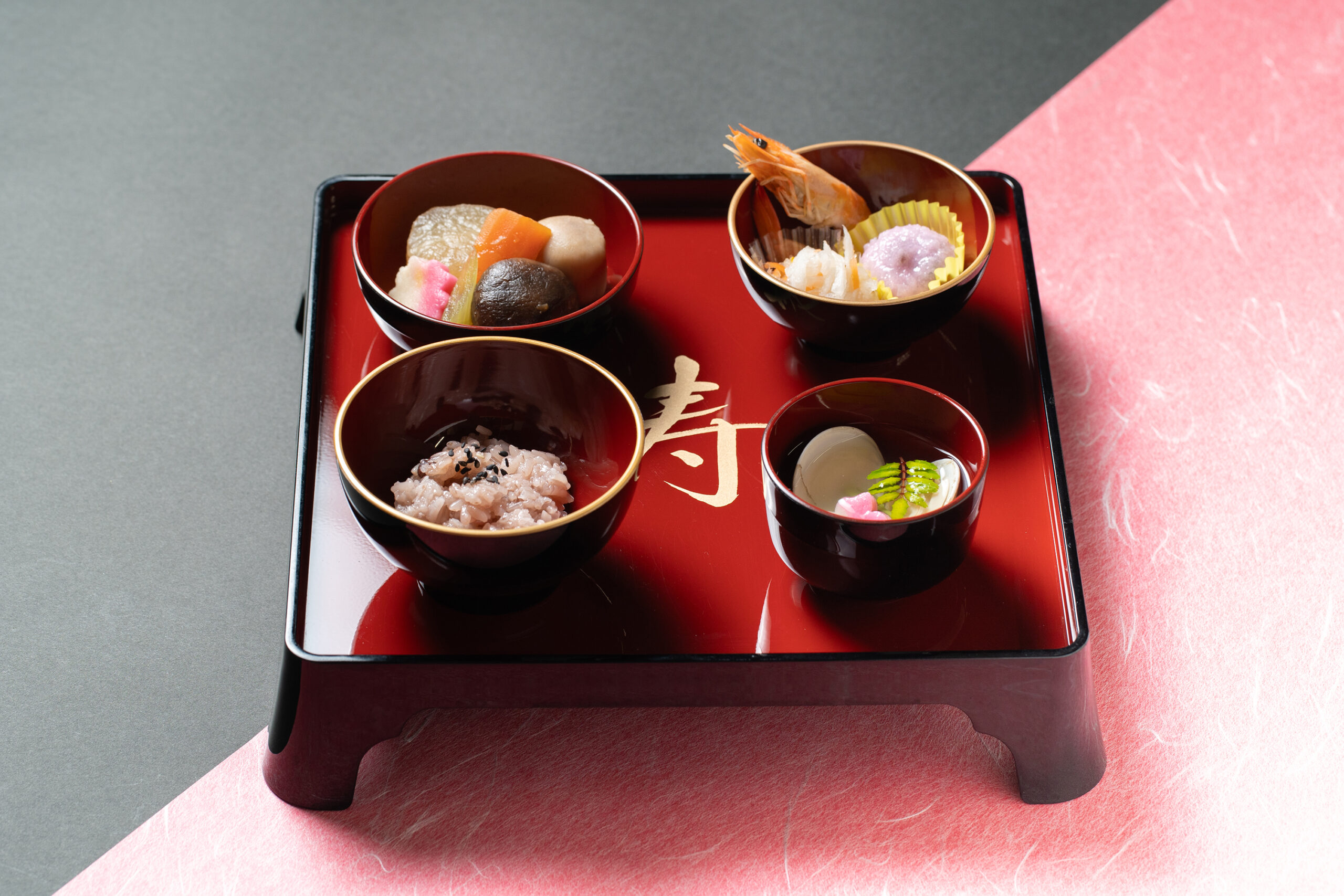 お食い初め用お膳（女の子用）の画像1